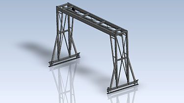 Double Girder top Running Gantry Crane