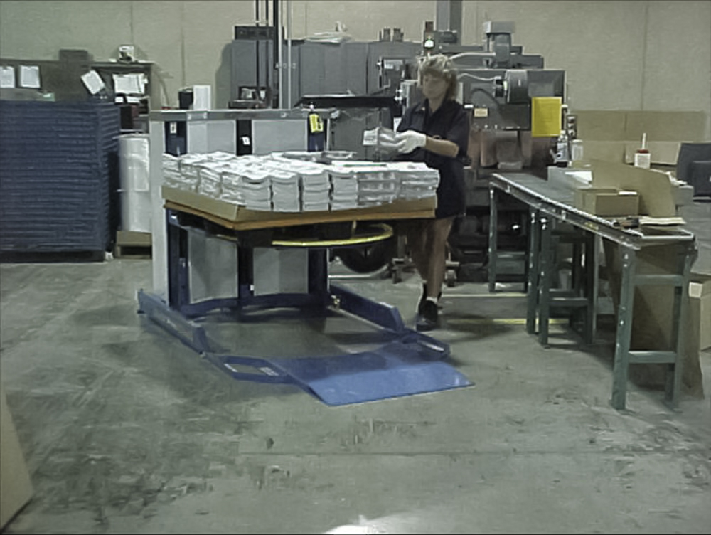 EZ OFF Lifter® Pallet Jack Accessible Lift Table