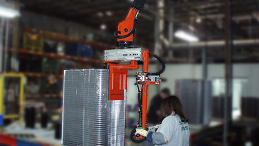 HVAC Coil Handling Manipulator Lift Assist