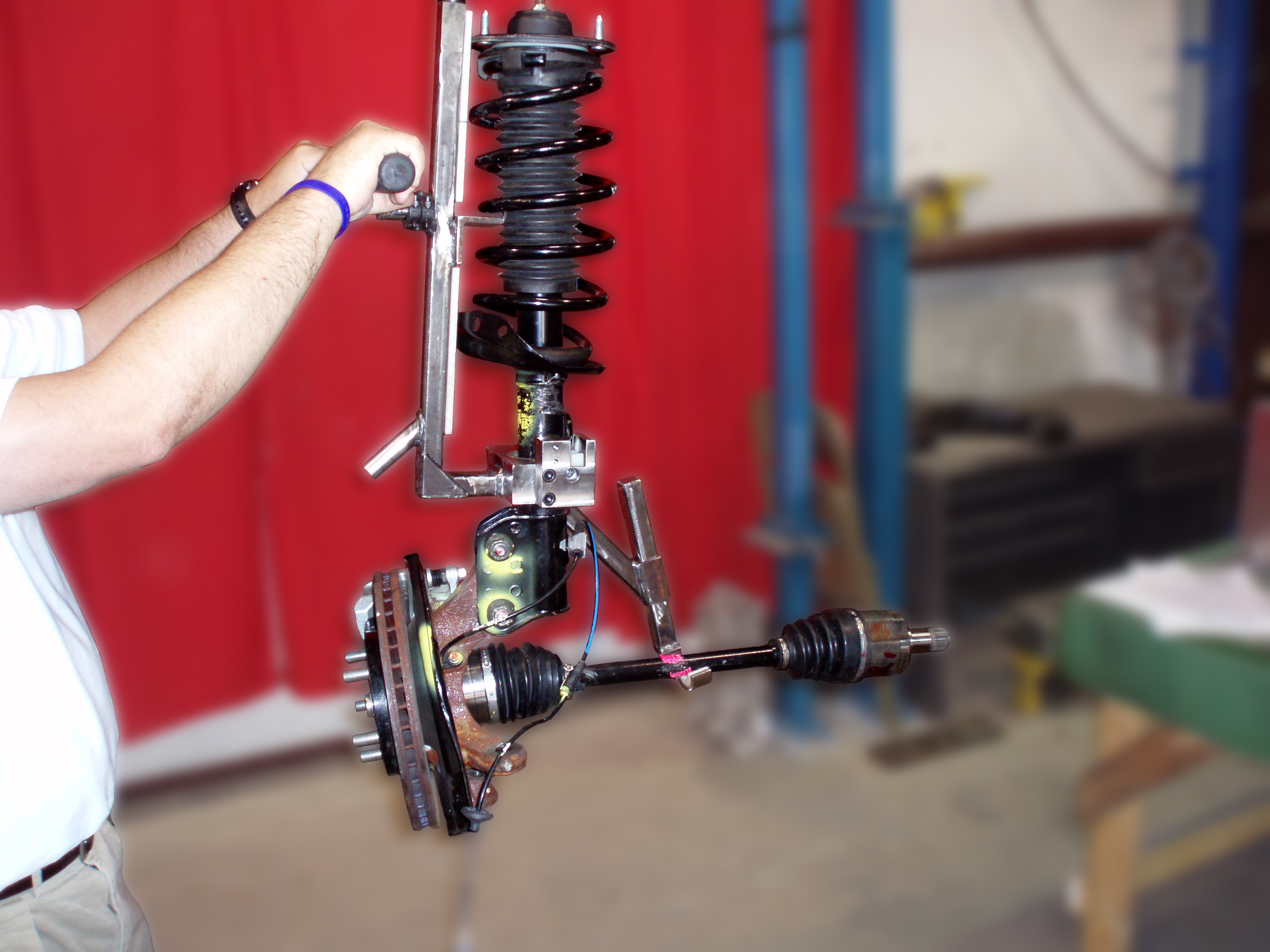 Mechanical lift assist for damper assembly