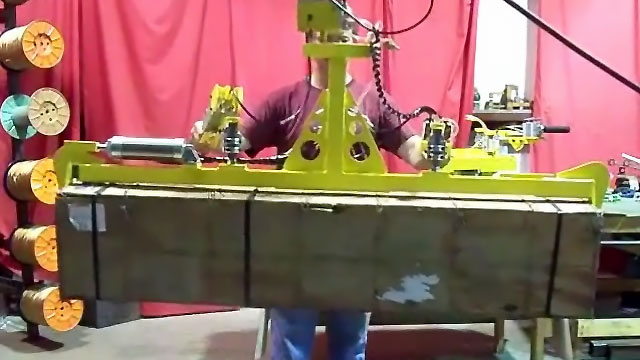 Pneumatic Gripper for Missile Crates