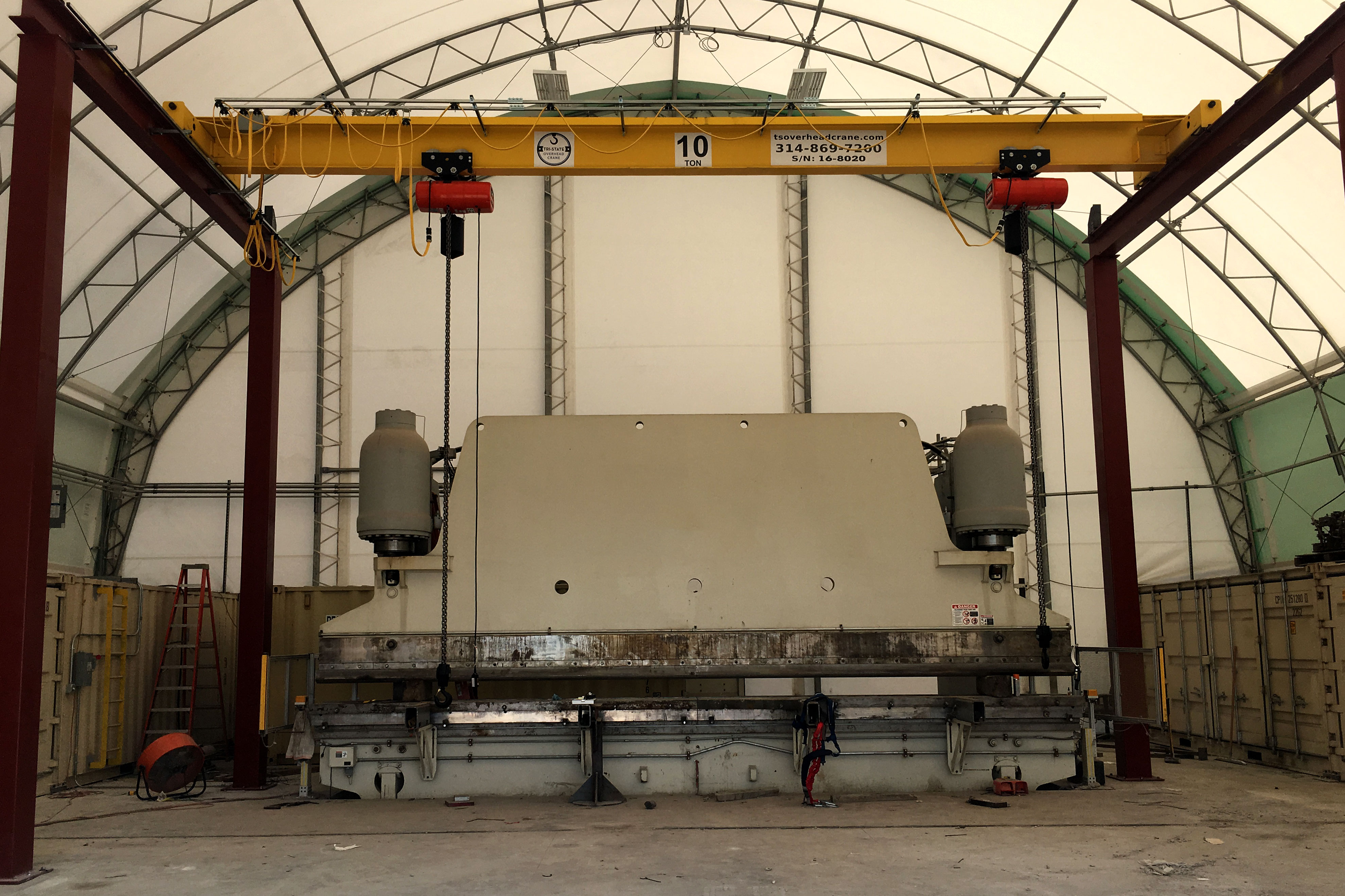 Single Girder Bridge Crane with CM Lodestar