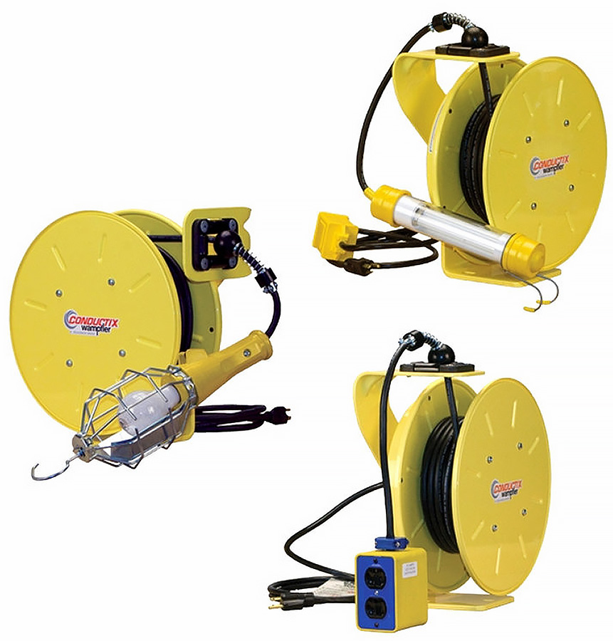 Conductix Cable Reels  Spring Driven and Motorized Cable Reels