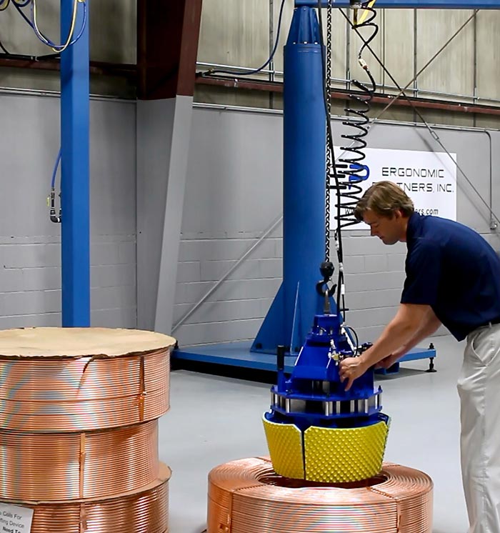 450 lb Copper Coil ID Gripper Tool