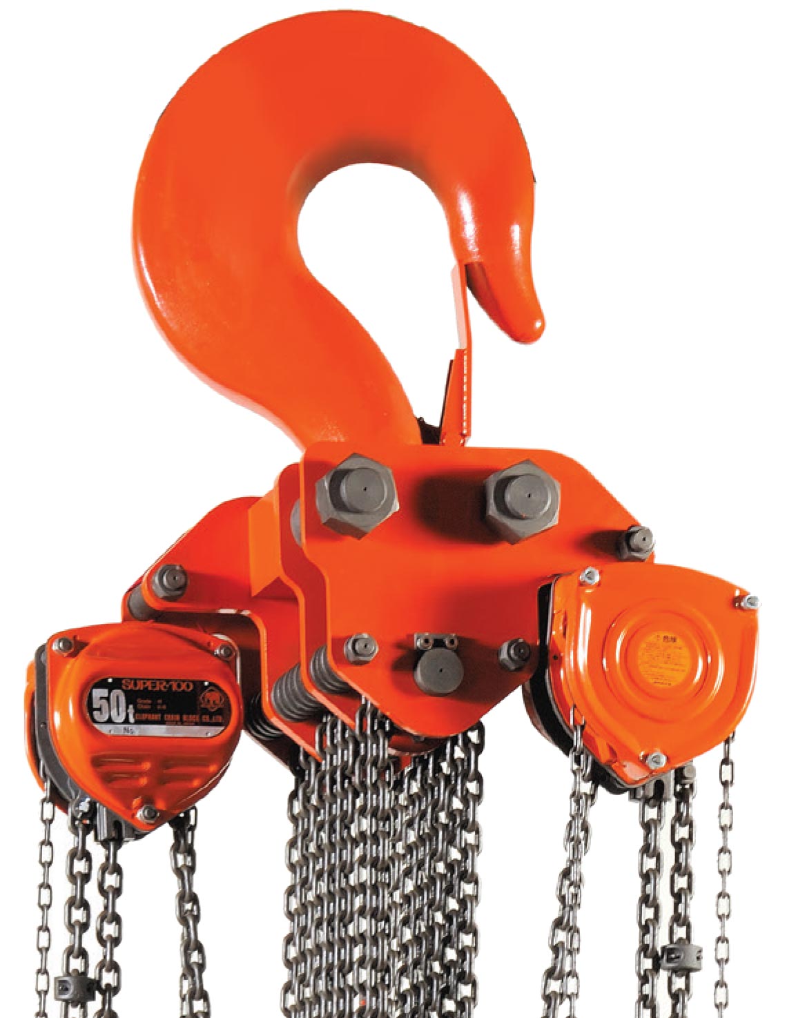 Elephant Lifting KIIOP-10 Hand Chain Hoist with Overload Protection 30 Lift Height Made in Japan 10 ton Capacity 