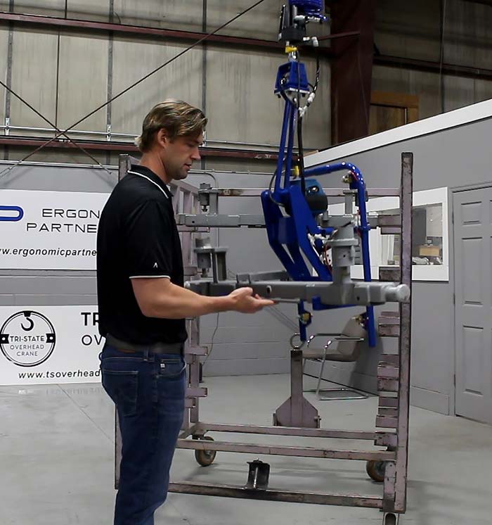 Automotive Lift Assist with Zero Gravity Arm