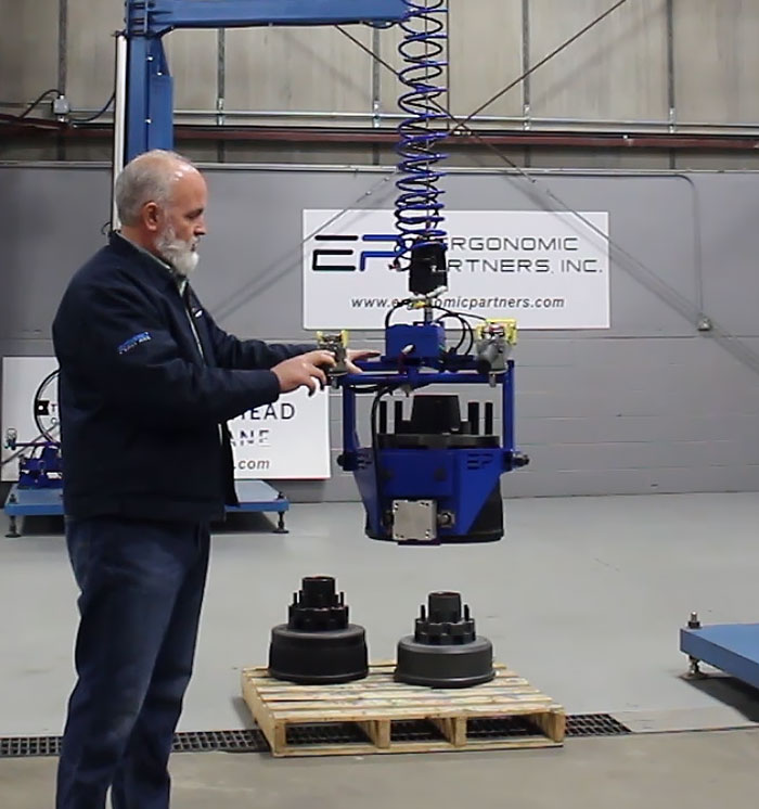 Brake Hub Lifter for Straight Transfer