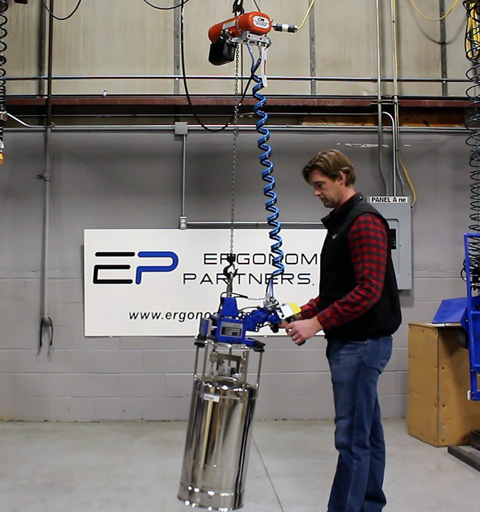 Chemical Canister Lift Assist