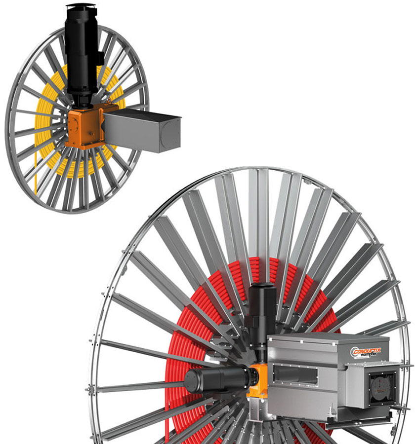 Conductix Cable Reels  Spring Driven and Motorized Cable Reels