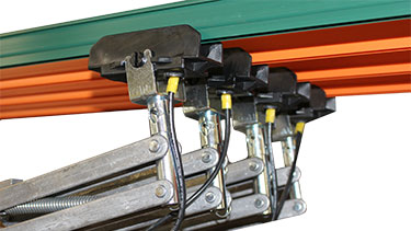 Details about   US Safety Trolley C70-3 Crane Rail Tri-Bar 3-Shoe Collector Arm 70 Amp 3PH Hoist 