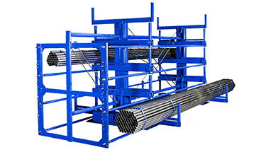 Crank-Out Cantilever Rack
