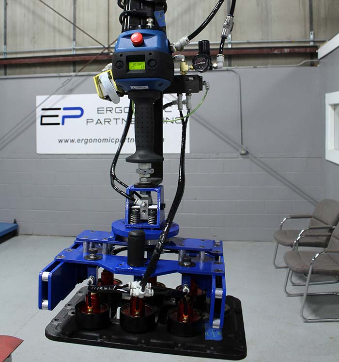 Air Powered Magnet Gripper for Automotive Parts