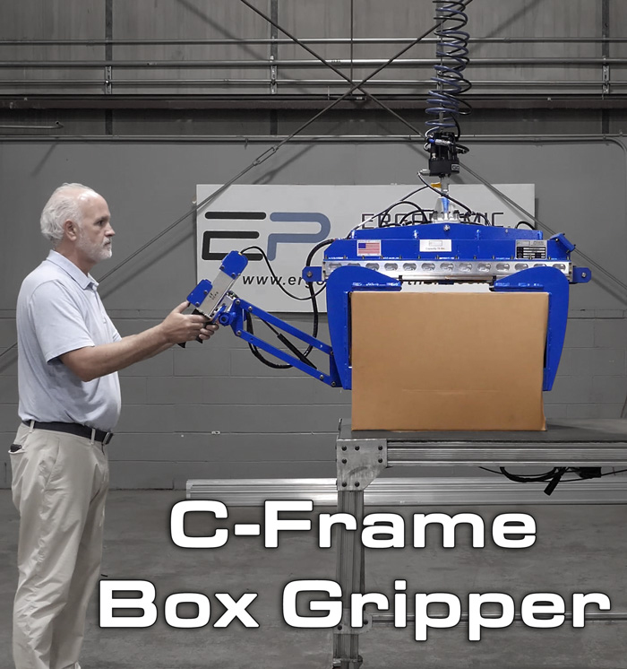 C-Frame Box Gripper for Electrical Components