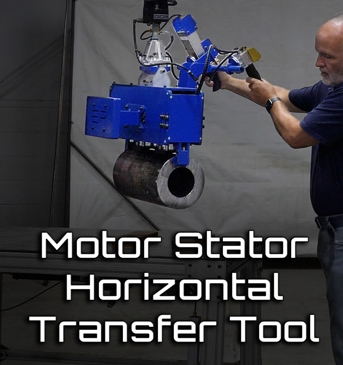 Horizontal Transfer Tool for Motor Stators