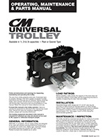 CM Universal Tolley Manual