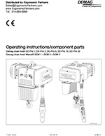 Demag DC-Pro and DCM-Pro Chain Hoist Manual