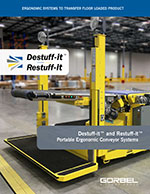 Destuff It and Restuff It Portable Ergonomic Loading and Unloading Conveyor Systems
