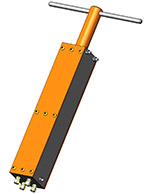 Dyna-Lift HD 4-Leg 8in Stroke Manual Pump SolidWorks Rendering