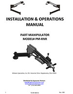 FlexArm Part Manipulator PM-RNR Manual