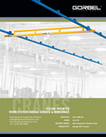 Gorbel Ceiling Mounted Workstation Bridge Crane Brochure