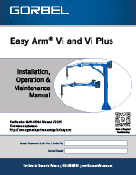 Gorbel Easy Arm Vi/ViPlus Manual
