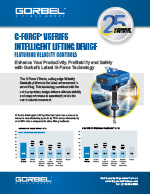 Gorbel G-Force VSeries Smart Lifting Device Info Sheet