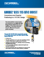 Gorbel GSS Electric Hoist Info Sheet
