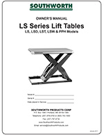 Southworth LS-Series Lift Table Manual