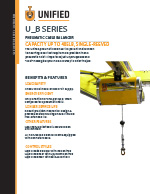 Unified Industries Pneumatic Cable Balancer Brochure