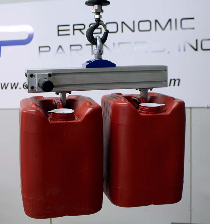 Dual Hook Lifter for Multiple Jerry Cans