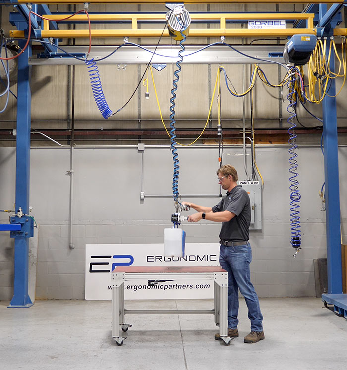 Dual Jerry Can Mechanical Lifter Tool