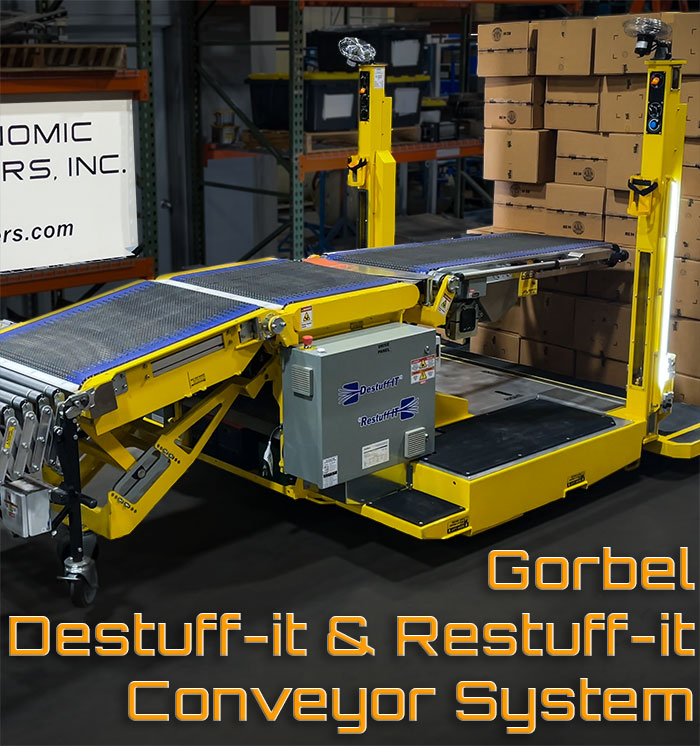 Gorbel Destuff-It and Restuff-It Conveyor System Demo