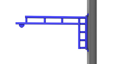 Wall Mounted Work Station Jib Cranes