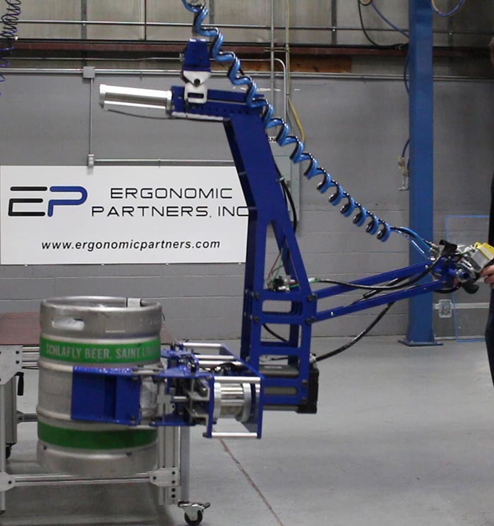 Keg Grip, Lift and Rotate Tool