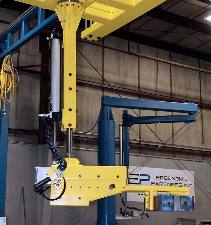 Low Profile Grip Manipulator for Lapping Machines