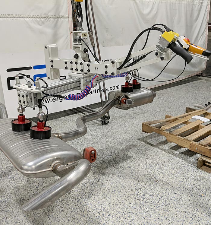 Magnet Lifting Tool for Car Exhaust Systems