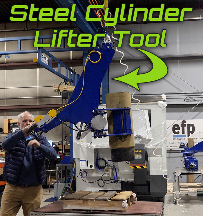 Pitch and Grip Tool for Steel Cylinders