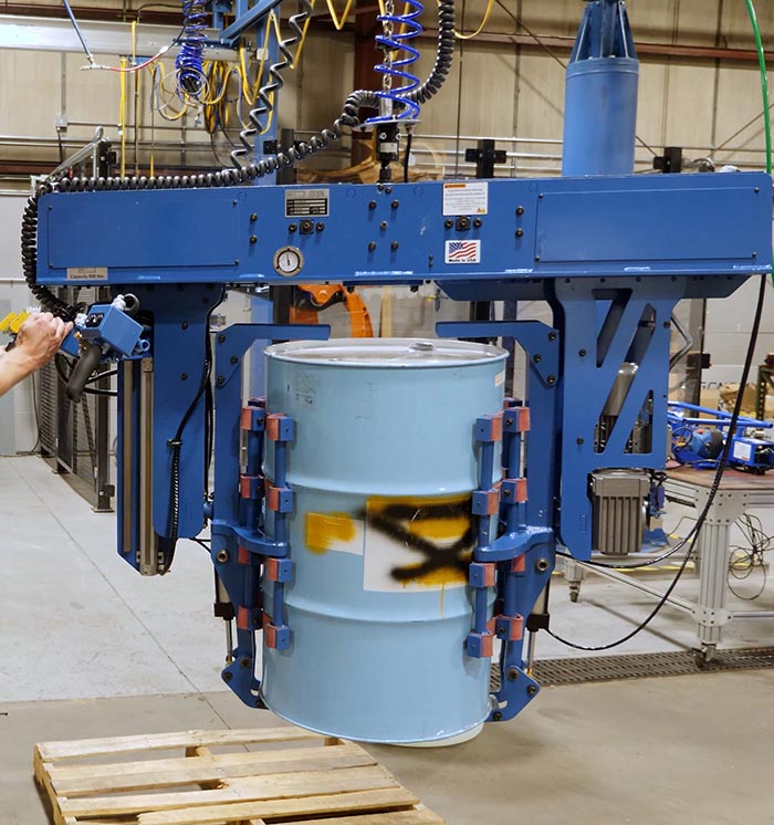 Plastic, Metal, and Fiber Drum Handler Tool