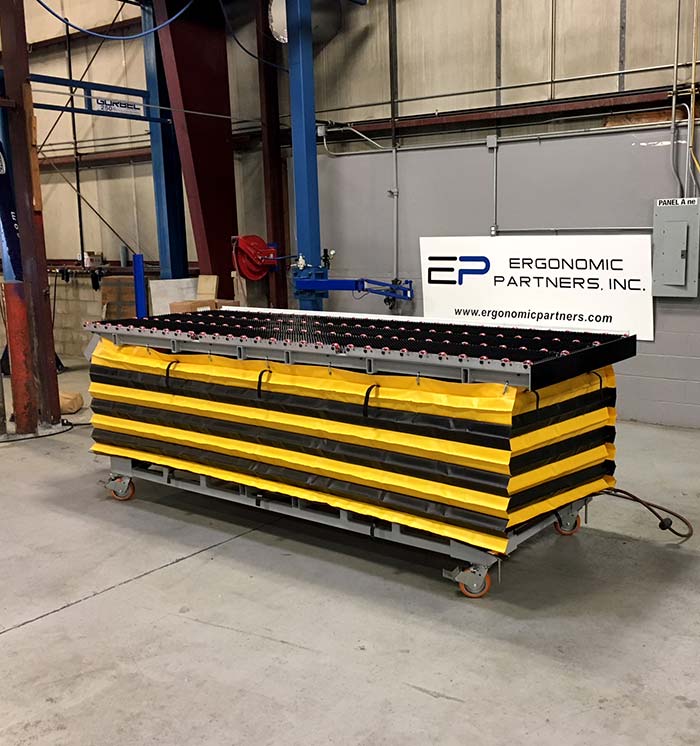 Portable Lift Table for Sheet Metal