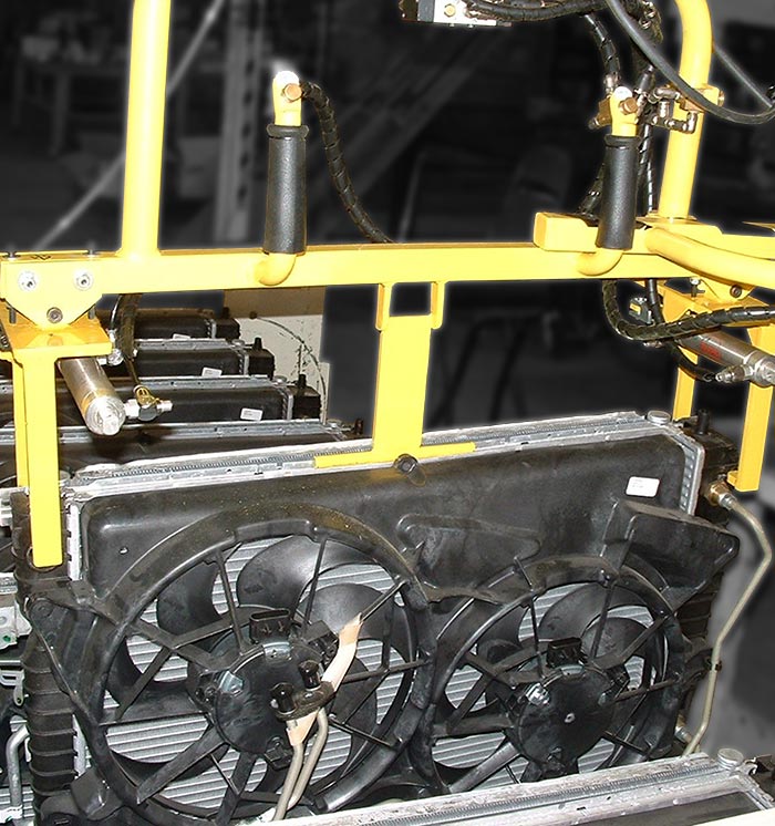 Radiator End Effector for Gorbel G-Force