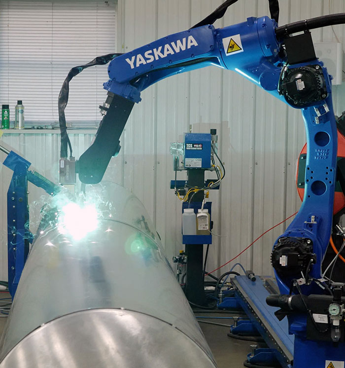 Robotic Welder for Pontoon Logs