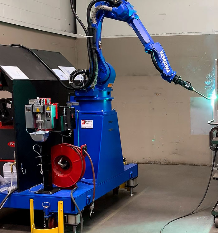Mobile Robotic Welding for Heat Exchangers