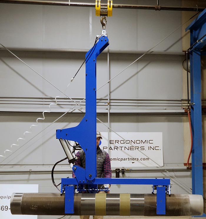 Steel Pipe Grip and Pitch Lifting Device