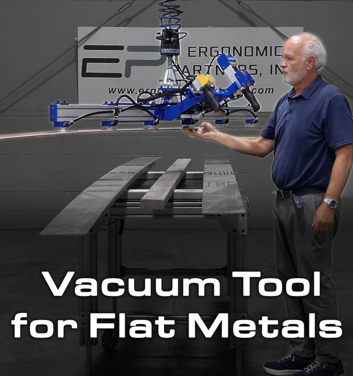 Vacuum Gripper for Flat Metal Bars