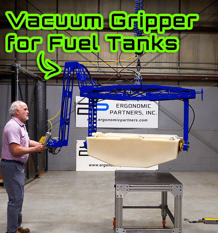 Vacuum Gripper Tool for Personal Watercraft Fuel Tanks