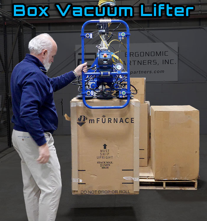 Vacuum Lifter for 160 Pound Boxes
