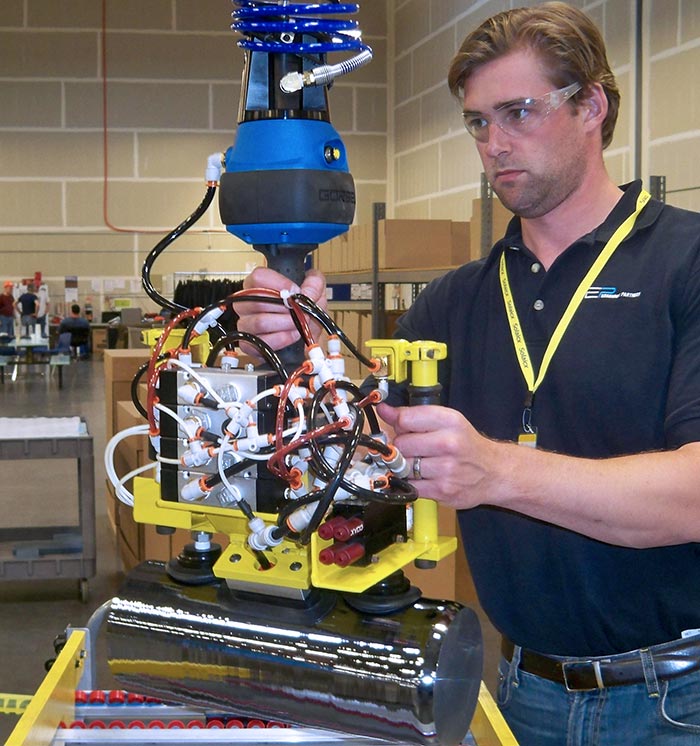 Vacuum Lift for Silicon Ingots