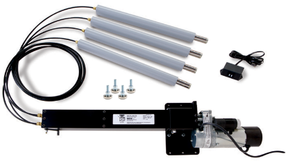 Dyna-Lift Heavy Duty Electric Height Adjustable Kit, Stainless Steel Rod Ends & Feet