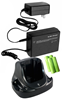 Rechargeable NiMH battery combo kit, includes 4 batteries and 1 charger