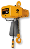 Harrington NER Electric Chain Hoist with Chain Container